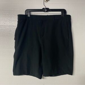 Nike Performance Dri Fit Shorts Size Men 38W Black Stretch Waistband Golf Sports